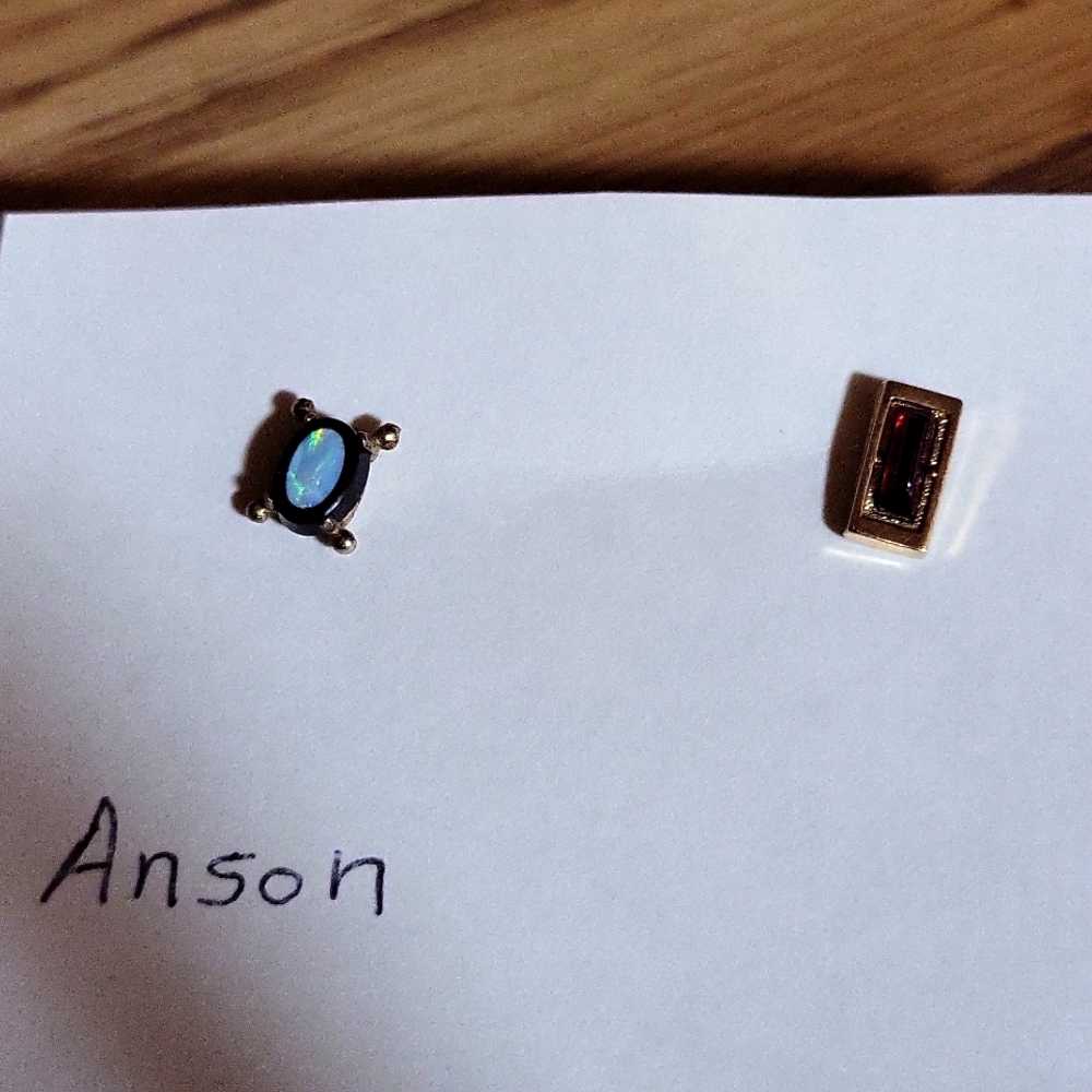 Anson and unmarked tie tacks